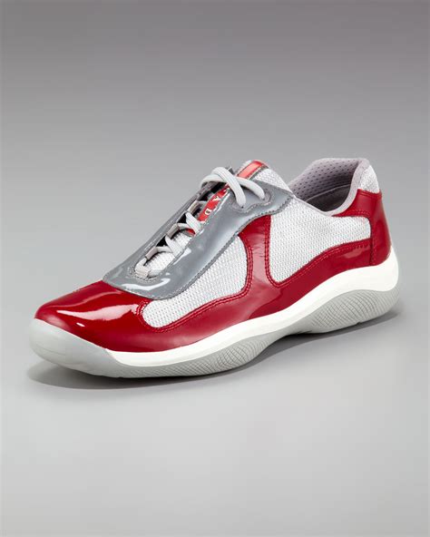 red prada mens sneakers|red prada sneakers for men.